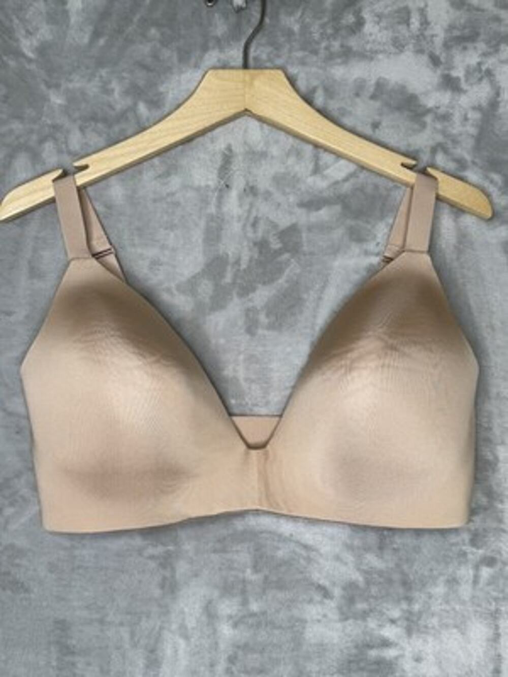 Skims Bra Womens 40DD Beige SKIMS Wireless Form T-Shirt Bra Lightly Padded